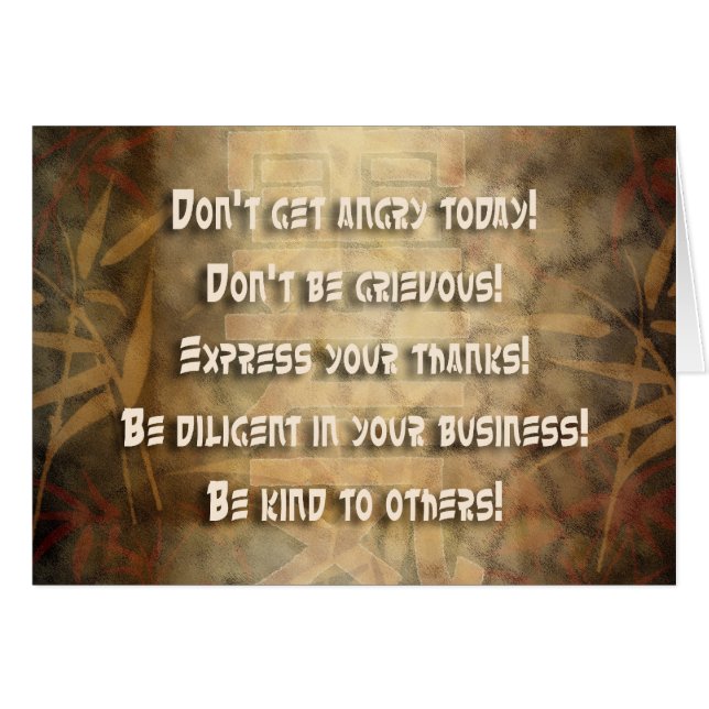 REIKI Usui Principles (Front Horizontal)