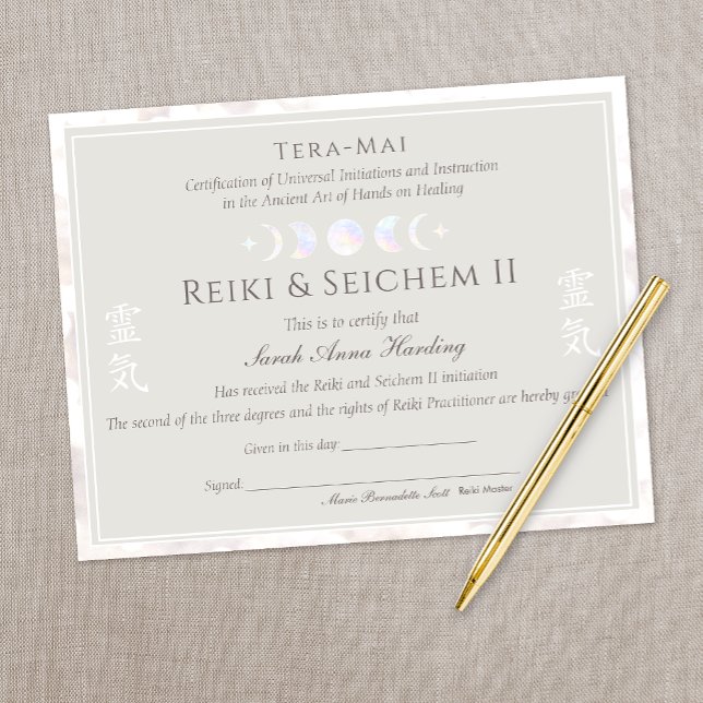 Reiki Yoga Certificate of Completion  (Creator Uploaded)