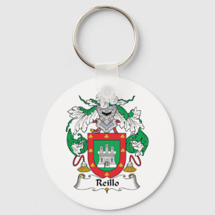 Reillo Family Crest Key Ring