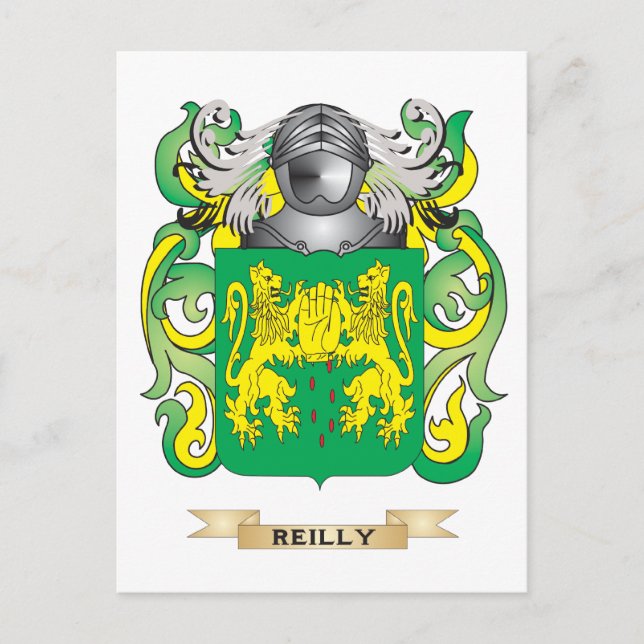 Reilly Coat of Arms (Family Crest) Postcard (Front)