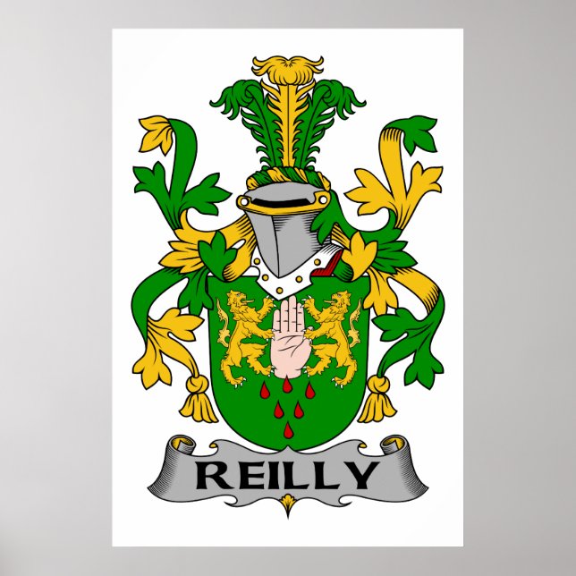 Reilly Family Crest Poster (Front)