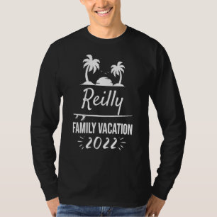 Reilly Family Vacation Tropical Group Trip Beach T-Shirt