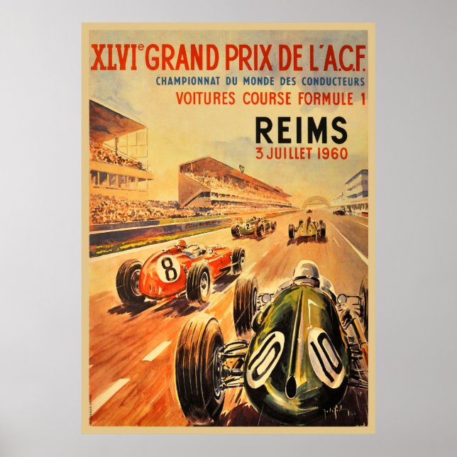 Reims Grand Prix de l’ACF Poster (Front)