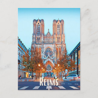 Reims Photo Vintage Postcard
