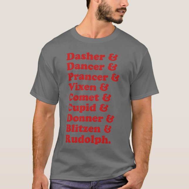 Rein Names gift T-Shirt (Front)
