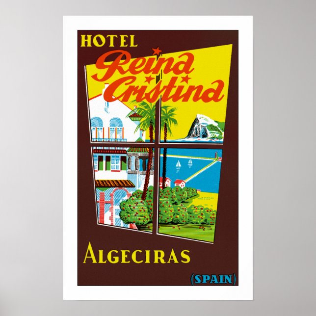 Reina Cristina ~ Algeciras Poster (Front)