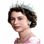 Reina de Inglaterra1 Standing Photo Sculpture<br><div class="desc">Foto escultura en recuerdo de la Reina de Inglaterra cuando era joven</div>