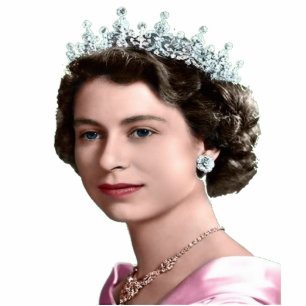 Reina de Inglaterra1 Standing Photo Sculpture