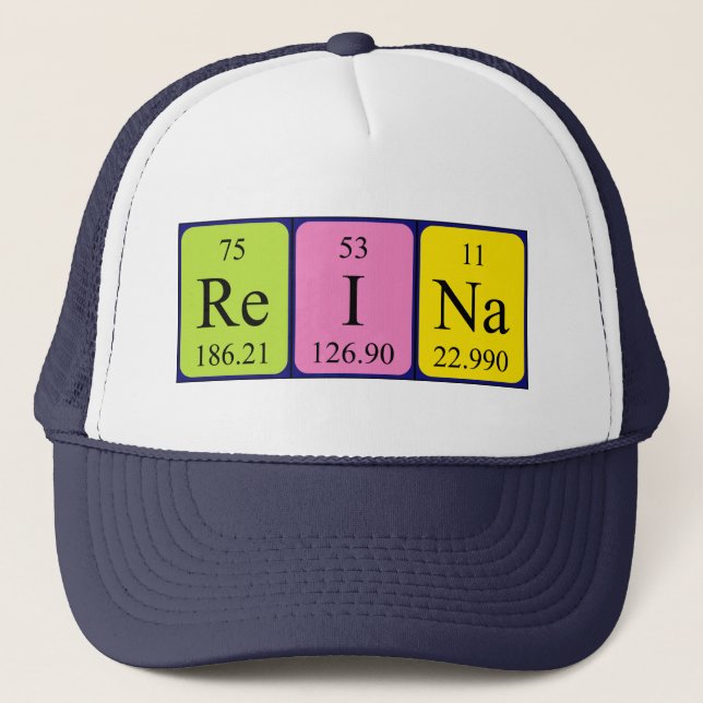 Reina periodic table name hat (Front)
