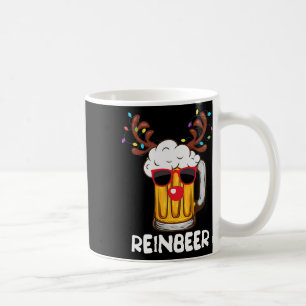Reinbeer Funny Reindeer Beer Christmas Drinking Xm Coffee Mug