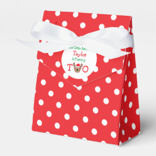 Reindeer 2nd Birthday Favour Box