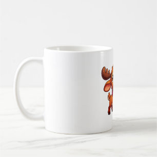 Reindeer and Ornament Joy Coffee Mug