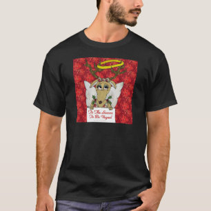 Reindeer Angel Tis The Season to Be Vegan T-Shirt
