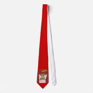 Reindeer Angel Tis The Season to Be Vegan Tie