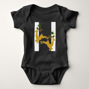 Reindeer baby bodysuit