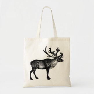 Reindeer Bag, Elk Design, Nature Tote Bag