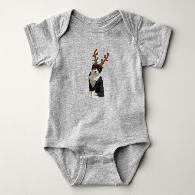 Reindeer Calliope Baby Bodysuit (Front)