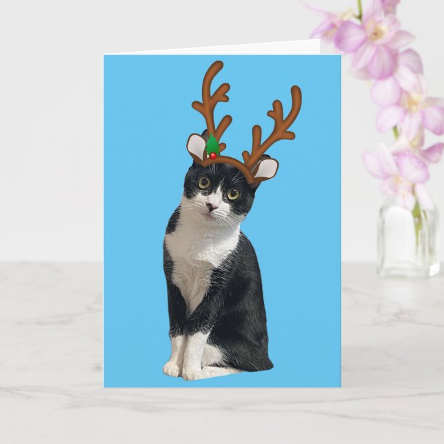 Reindeer Calliope Card (Orchid)