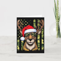 Reindeer Camo American Flag Christmas Pajama X-mas