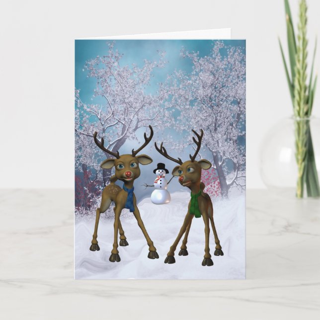 Reindeer Card (Front)
