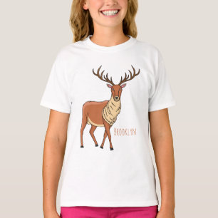 Reindeer cartoon illustration T-Shirt