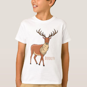 Reindeer cartoon illustration T-Shirt