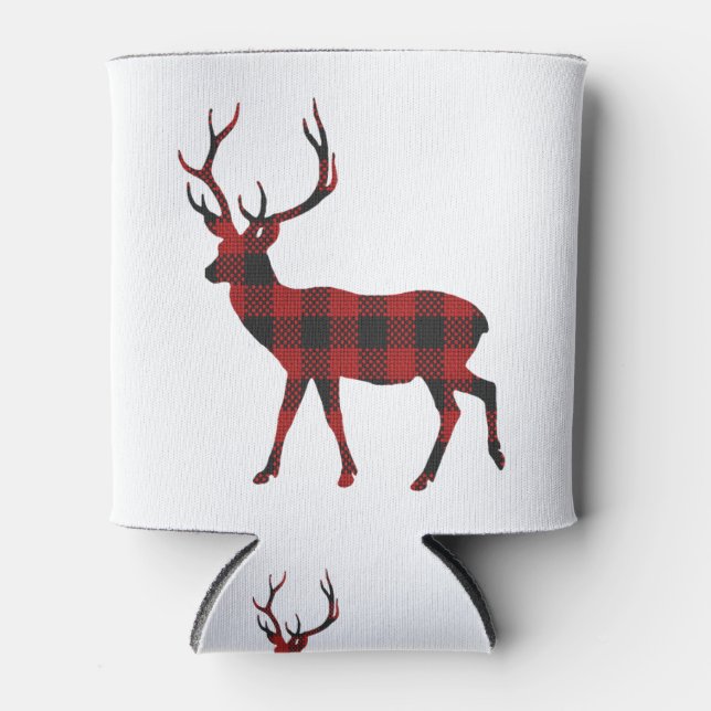 Reindeer Christmas Can Cooler (Front)