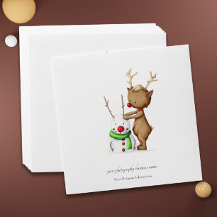 Reindeer Christmas CD sleeve for photographers Envelope