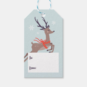 Reindeer Christmas Gift Tags