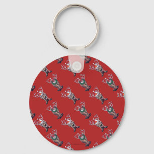 Reindeer Christmas Key Ring