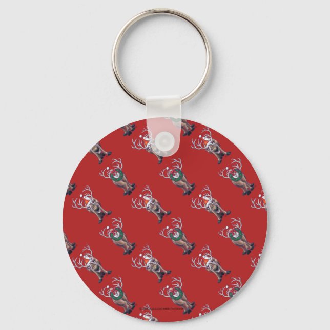 Reindeer Christmas Key Ring (Front)