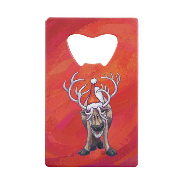 Reindeer Christmas On Green (Front)