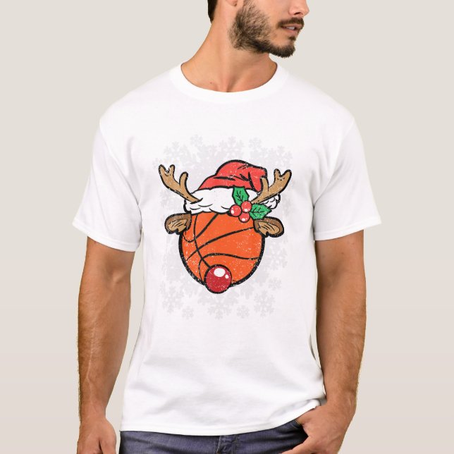 Reindeer Christmas Pajama T-Shirt (Front)