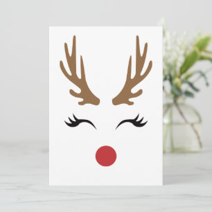 Reindeer Christmas  Slay Holiday Card