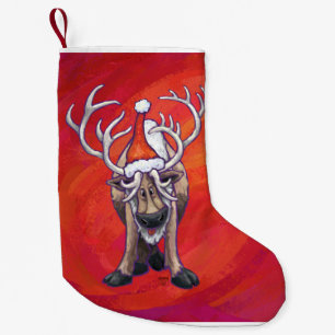 Reindeer Christmas Small Christmas Stocking