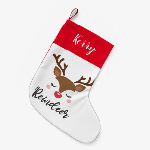 Reindeer Christmas Stocking