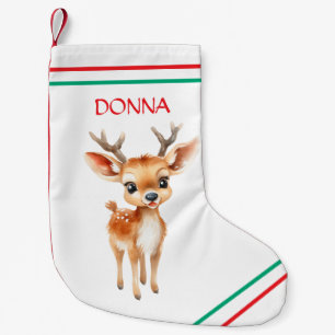 REINDEER CHRISTMAS STOCKING