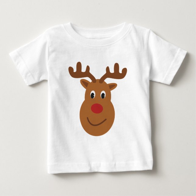 Reindeer Christmas T-shirt (Front)