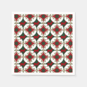 Reindeer Circles-2-PAPER NAPKINS