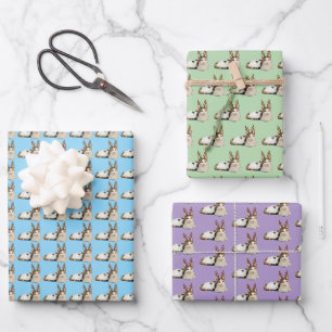 Reindeer Cleopatra Wrapping Paper Sheet