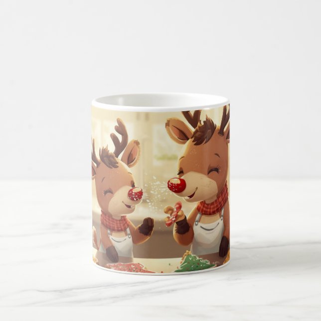 “Reindeer Cookie Magic Mug” Coffee Mug (Center)