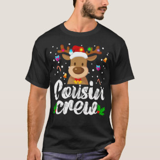 Reindeer Cousin Crew Funny Christmas 2024 	s Kid A T-Shirt