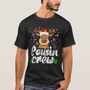 Reindeer Cousin Crew Funny Christmas Pyjamas Kids  T-Shirt