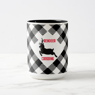 "Reindeer Crossing" Coffee/Tea Mug
