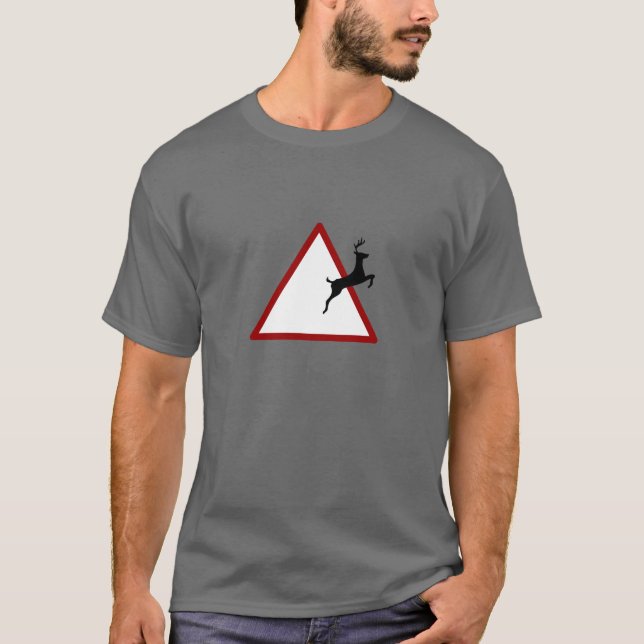 Reindeer Crossing T-Shirt (Front)