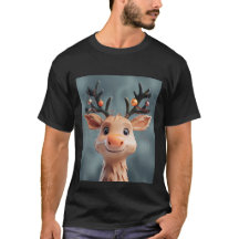 Reindeer Cute Christmas Spirit With Jingle bells  