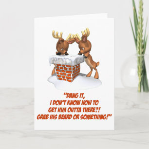 Reindeer Dilemma Holiday Card