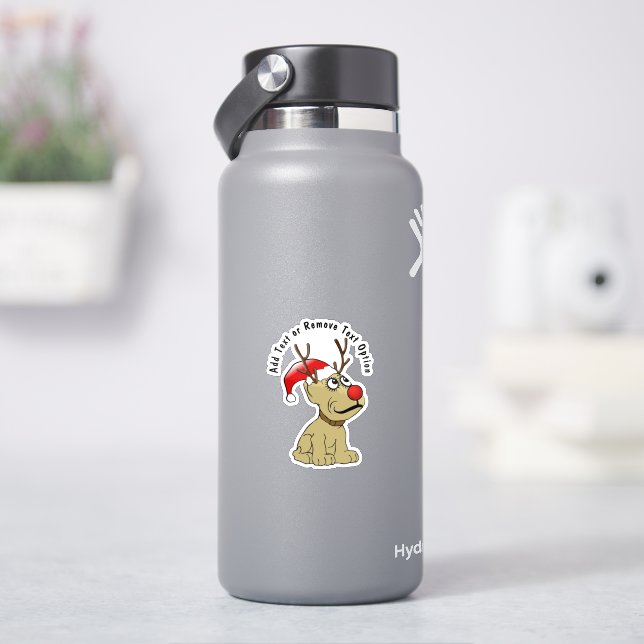 Reindeer Dog Christmas (HydroFlask)