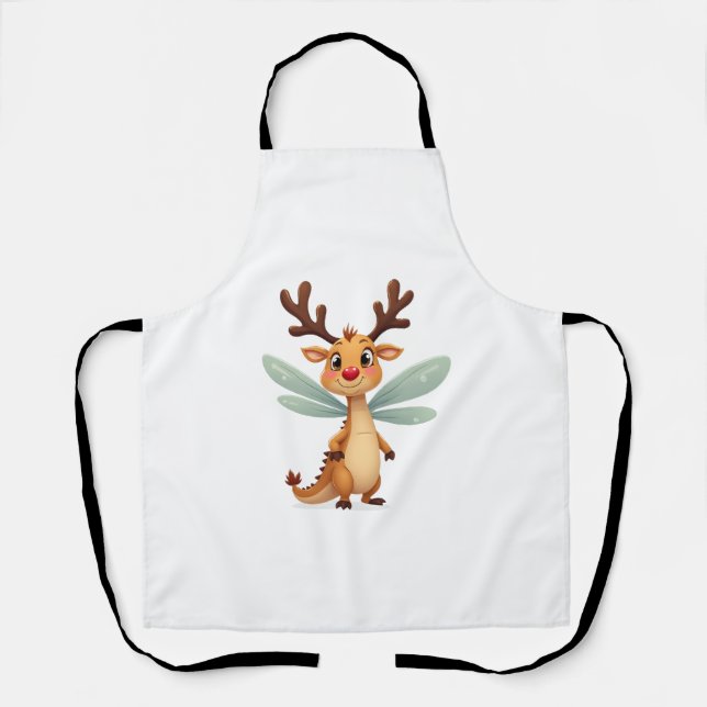 Reindeer Dragonfly Apron (Front)
