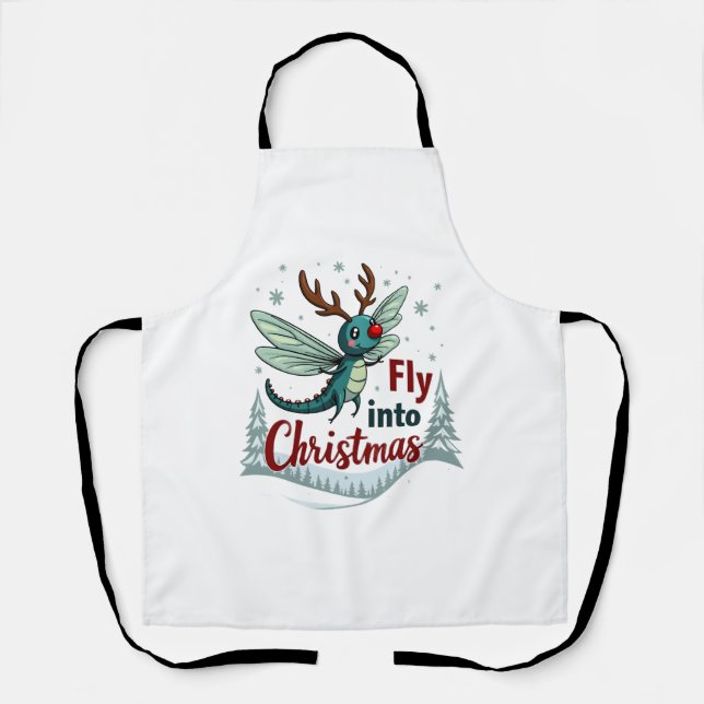 Reindeer Dragonfly Apron (Front)